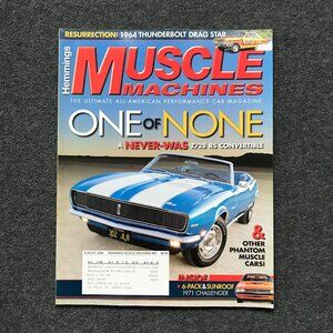 Hemmings Muscle Machines Magazine August 2008 One of None Z/28 Rs Convertible